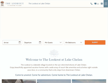 Tablet Screenshot of chelanlookoutrentals.com